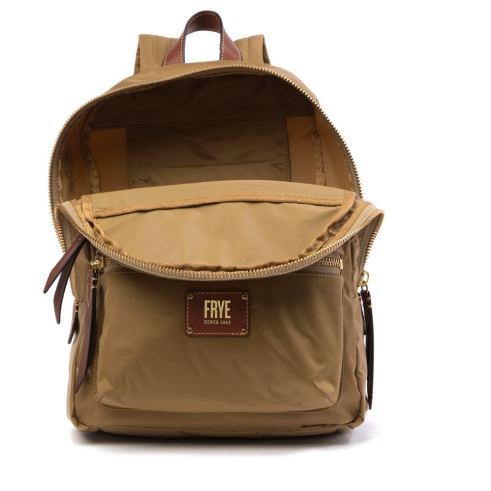 Frye Tan Ivy Nylon Water-Resistant Backpack - Picture 5 of 8